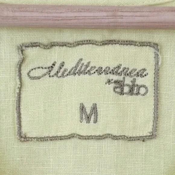 Abito Ruffle  Sleeve Linen Relaxed Fit Dress - Picture 12 of 16